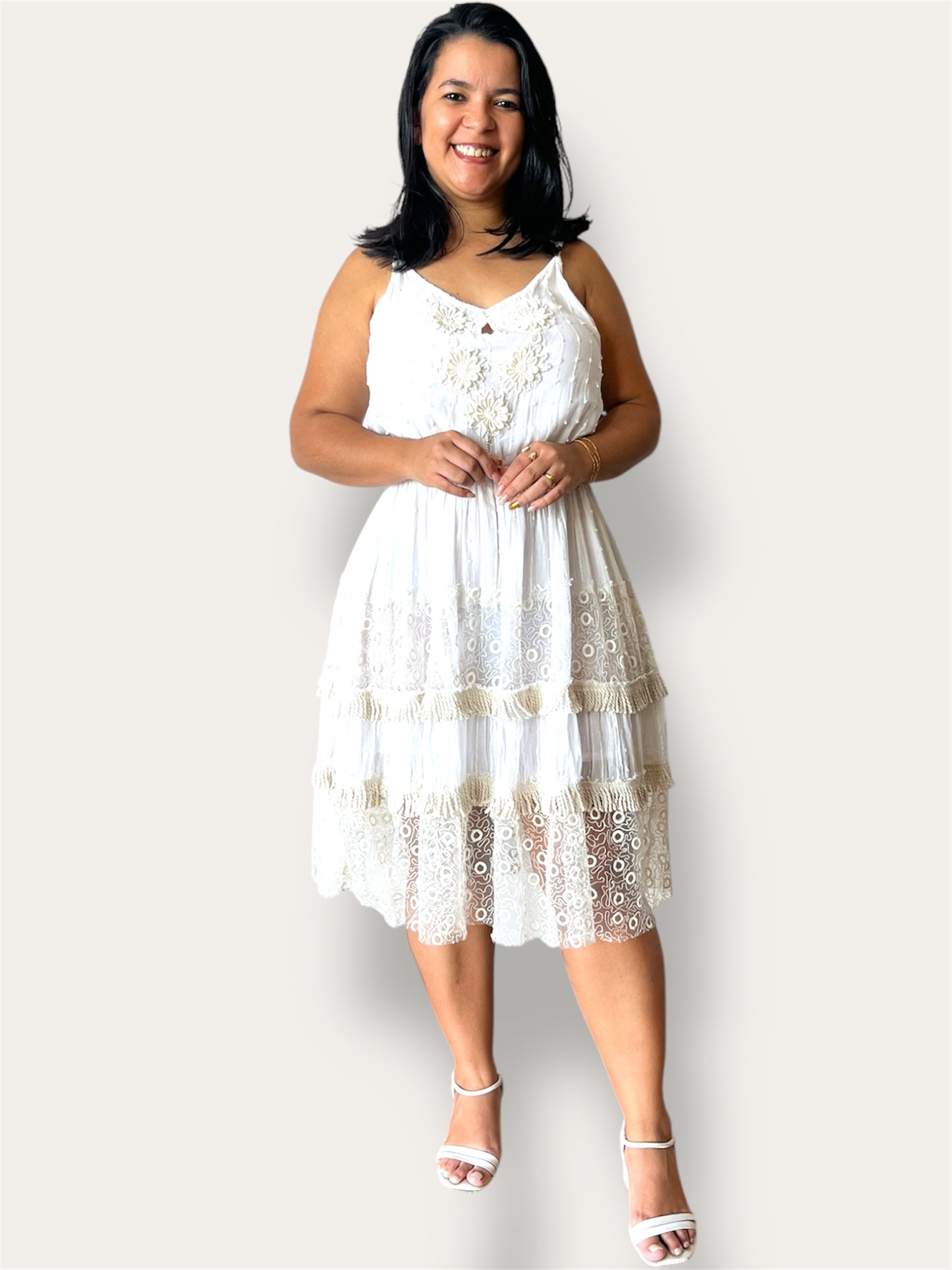 Vestido indiano - Delicate shine