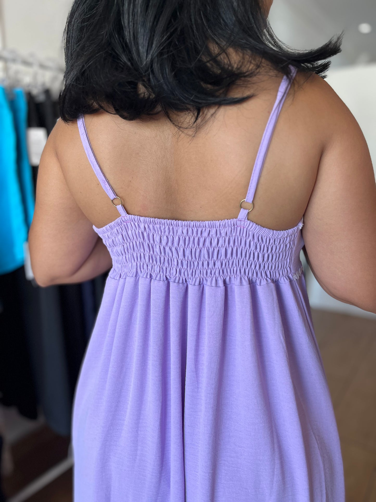 Vestido Crepe- Alça Regulável