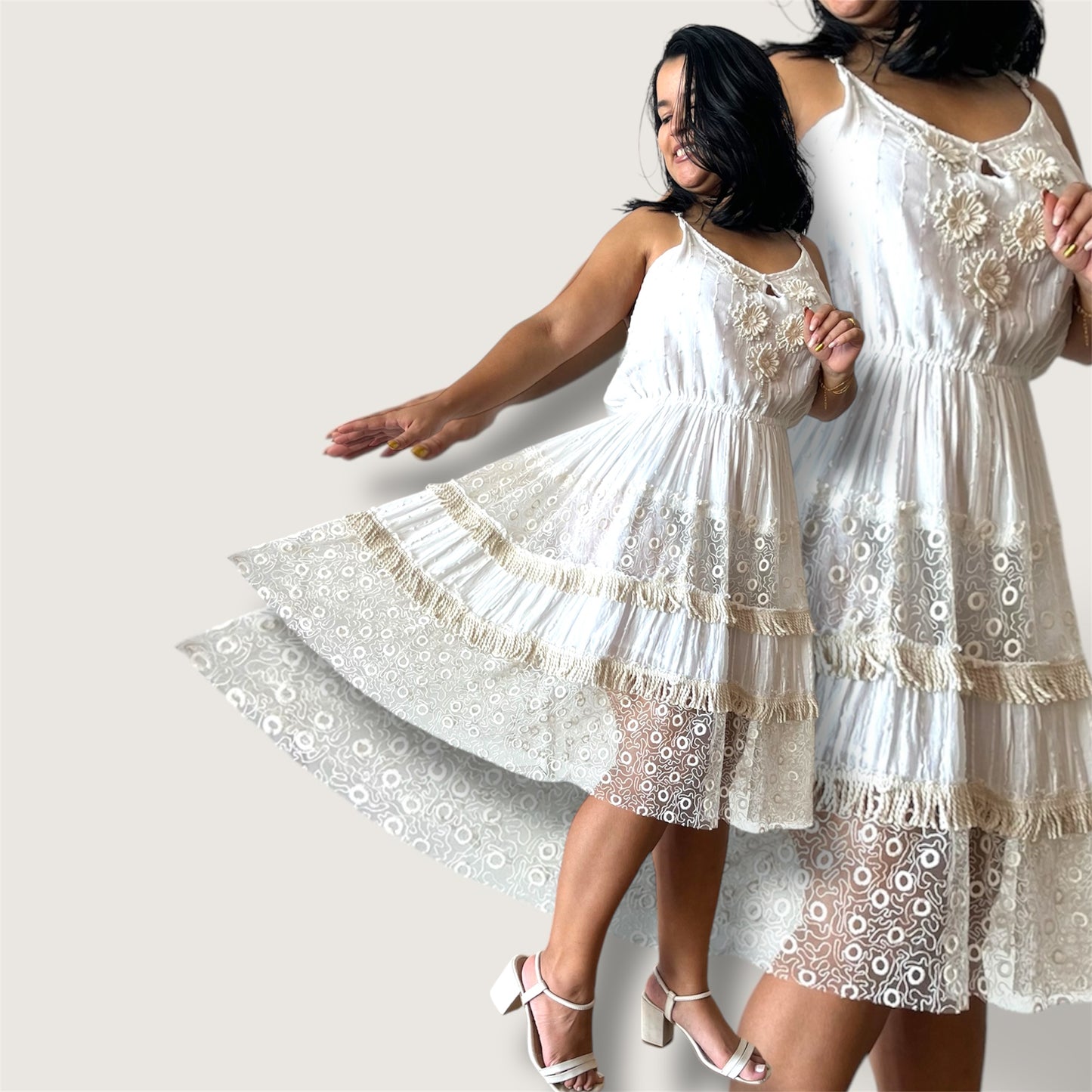 Vestido indiano - Delicate shine